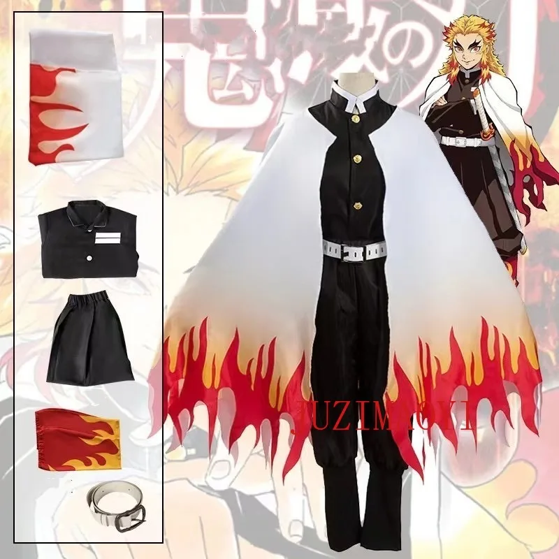 Anime Cosplay Shop - Anime Rengoku Kyoujurou Kimono pour adultes