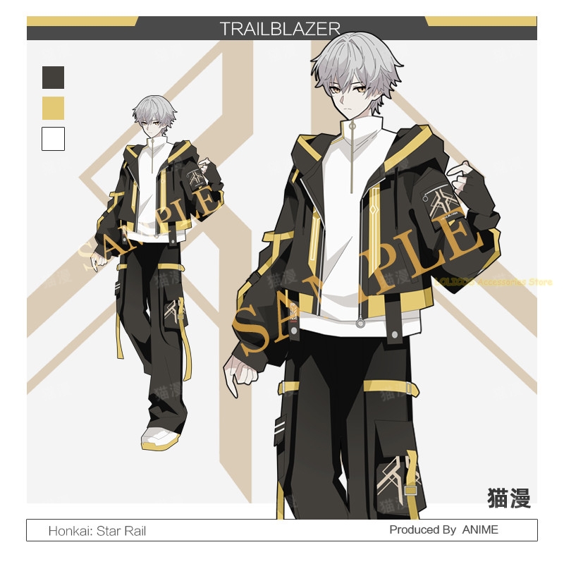 Cosplay Anime Top - Game Honkai：Star Rail Trailblazer Series Autumn