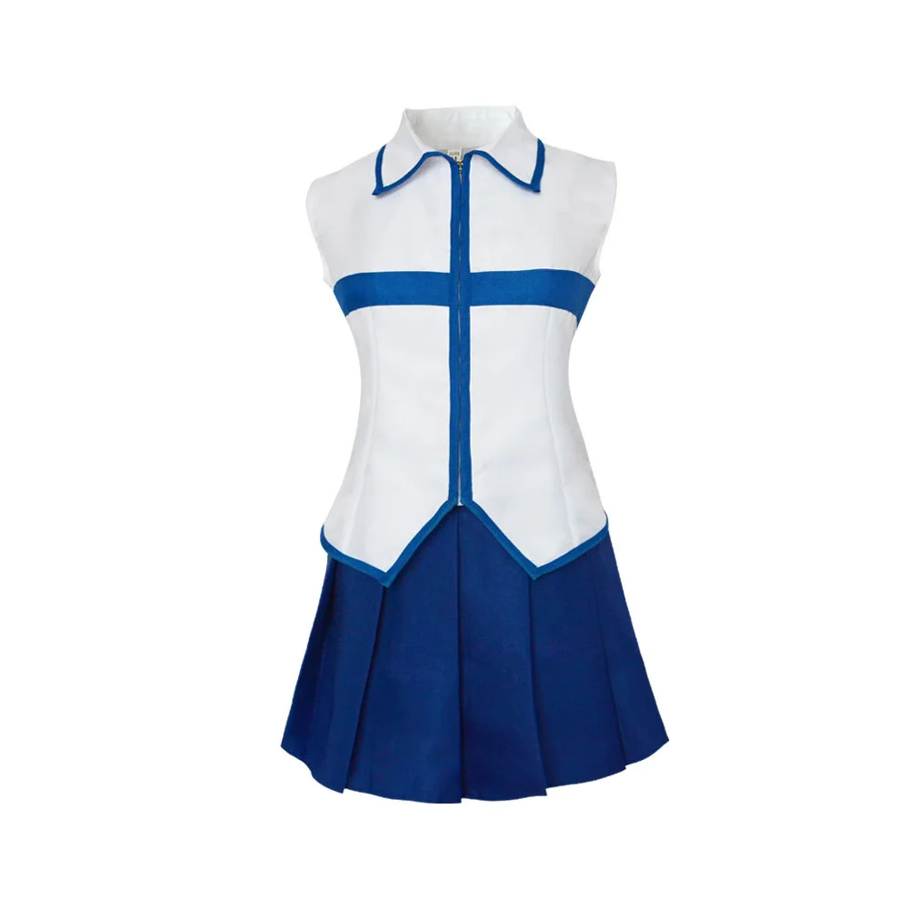 Anime Cosplay Expo 2025 - Fairy Tail Blue and White Sleeveless