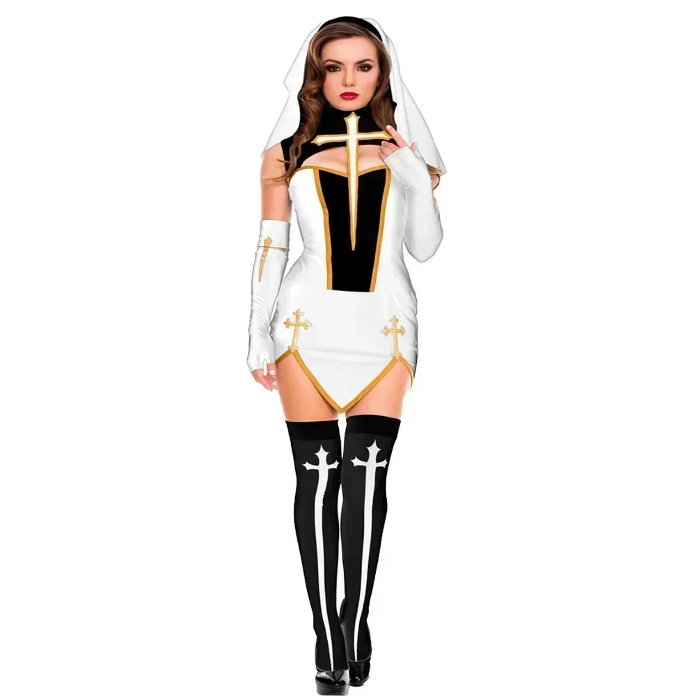 Anime Cosplay Nun - 2026 Costume Halloween Nun Cosplay Costume