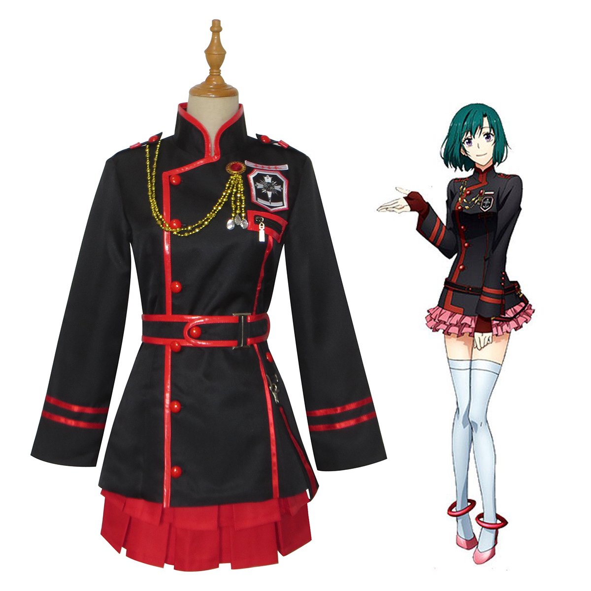 D.Gray-Man Lenalee Lee Black O - Anime Cosplay Dress For Men recension och pris