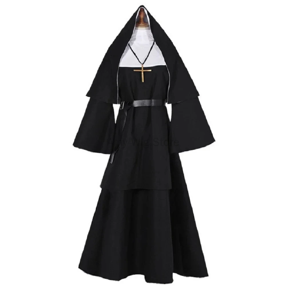 Costume for Women Scary Hallow - Anime Cosplay Nun recension och pris