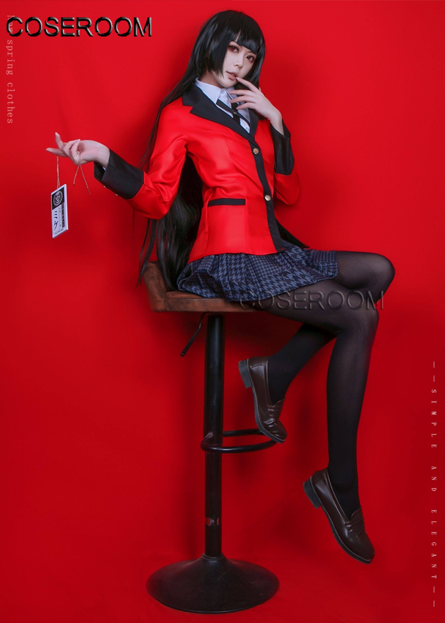Anime Kakegurui Compulsive Gam - Anime Cosplay Kakegurui recension och pris