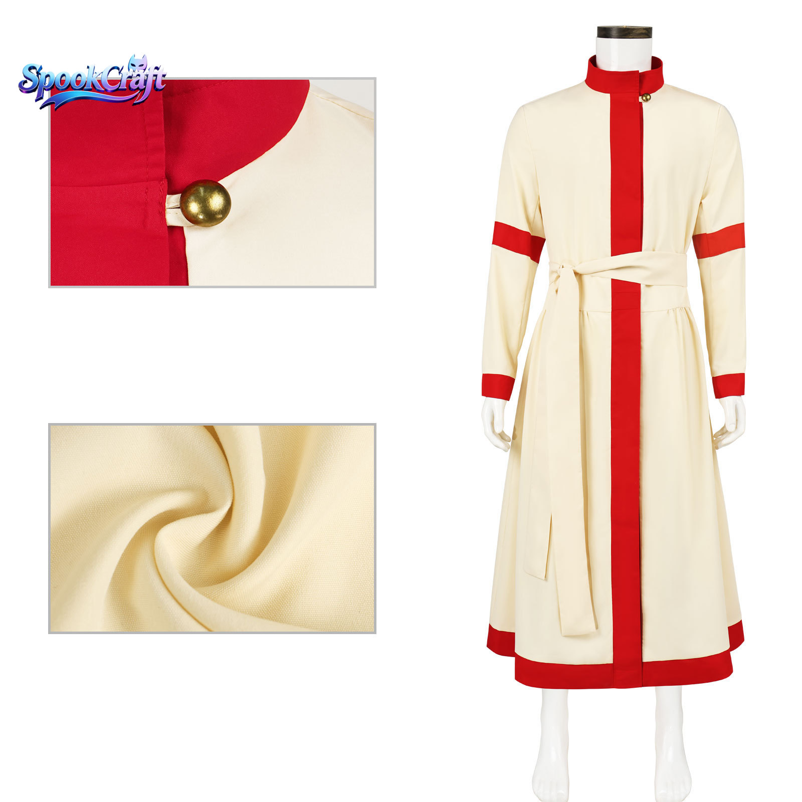 New Medieval Kaftan Robe Pries - Anime Cosplay Dress For Men recension och pris