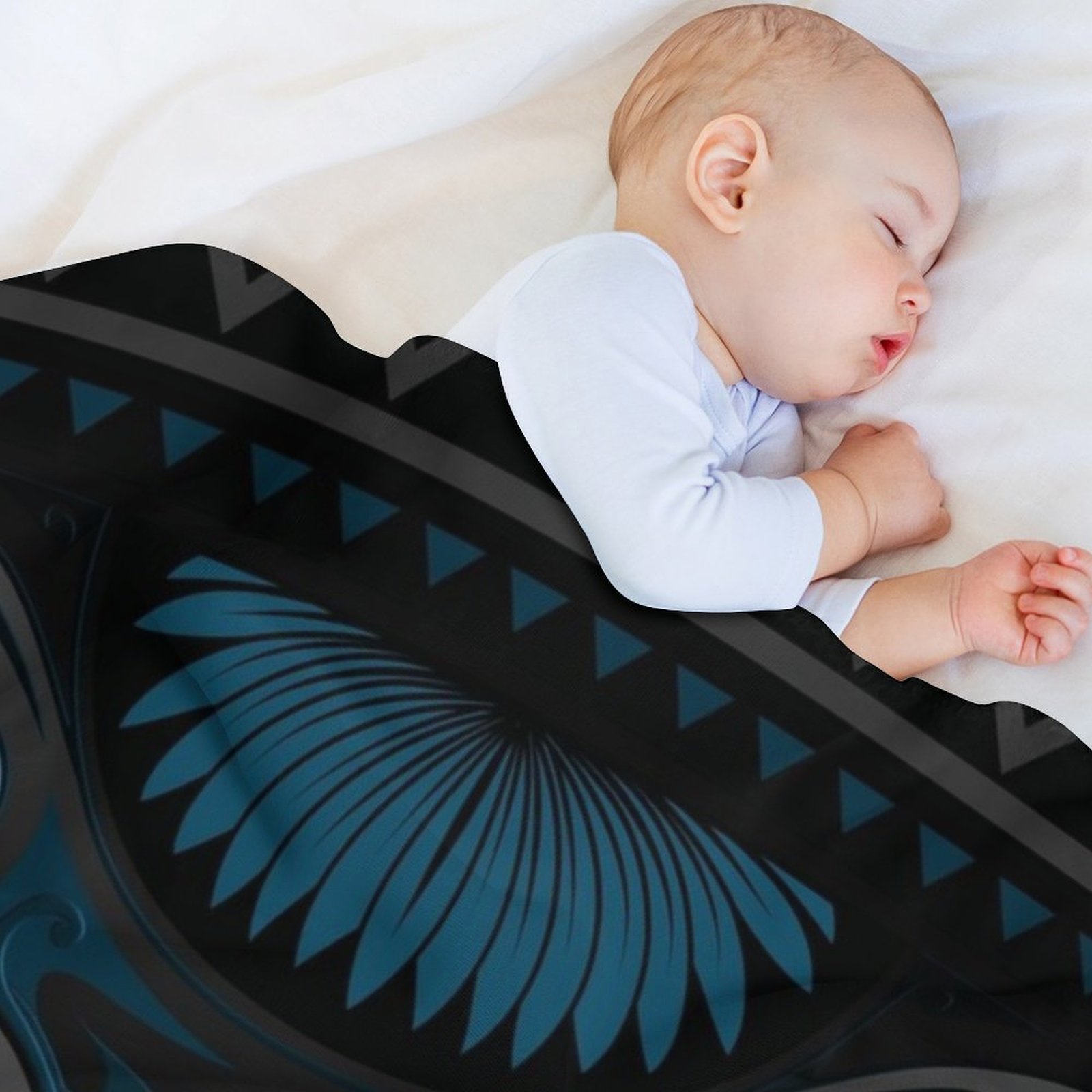 Blue Grey Ornate Maori Design, - Anime Cosplay New Zealand recension och pris