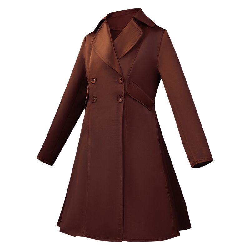 M3GAN Cosplay Brown Jackets An - Anime Cosplay Ai recension och pris