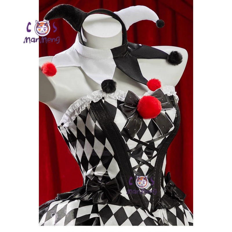 Joker Circus Color Block Cospl - Anime Cosplay Mask recension och pris