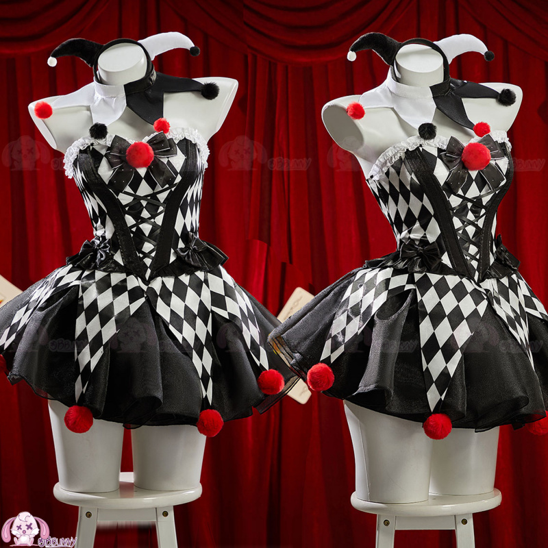 Joker Circus Color Block Cospl - Anime Cosplay Mask recension och pris