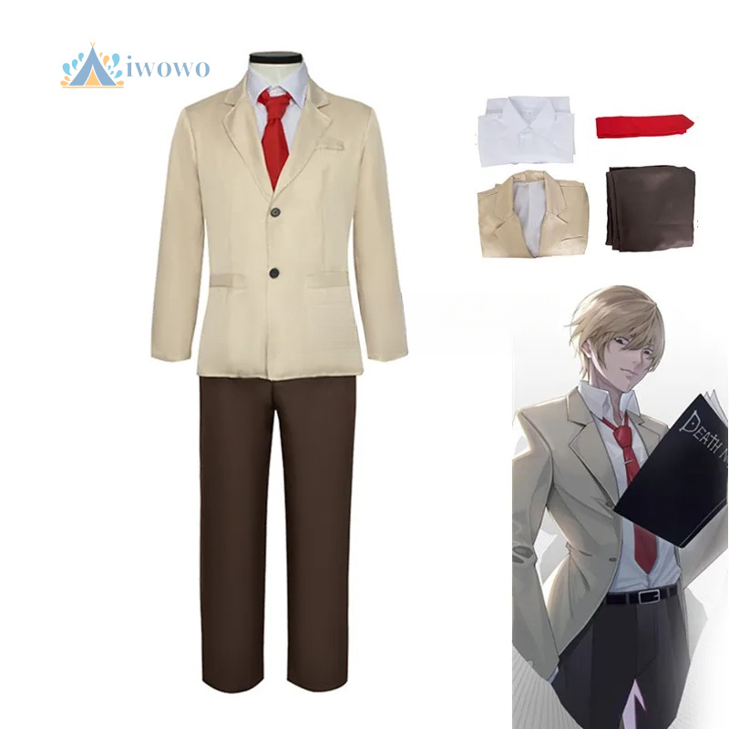 Anime Yagami Light Cosplay Cos - Anime Cosplay Dress For Men recension och pris
