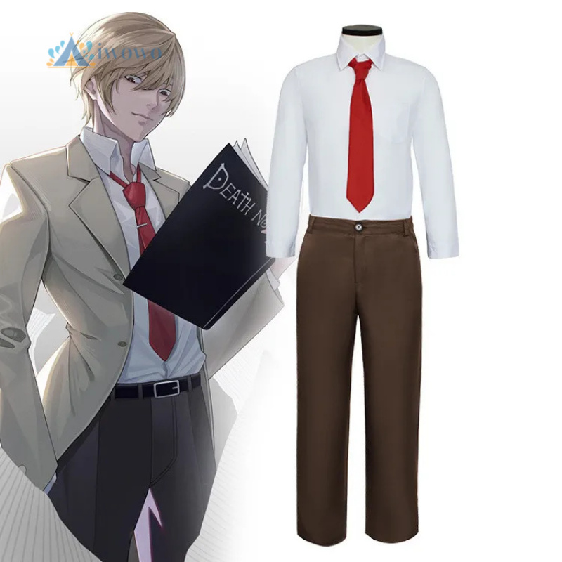 Anime Yagami Light Cosplay Cos - Anime Cosplay Dress For Men recension och pris