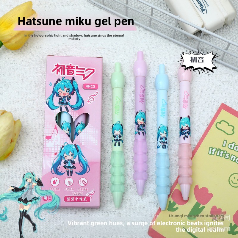 Kawaii Hatsune Miku Gel Pen Cu - Anime Cosplay Ai recension och pris