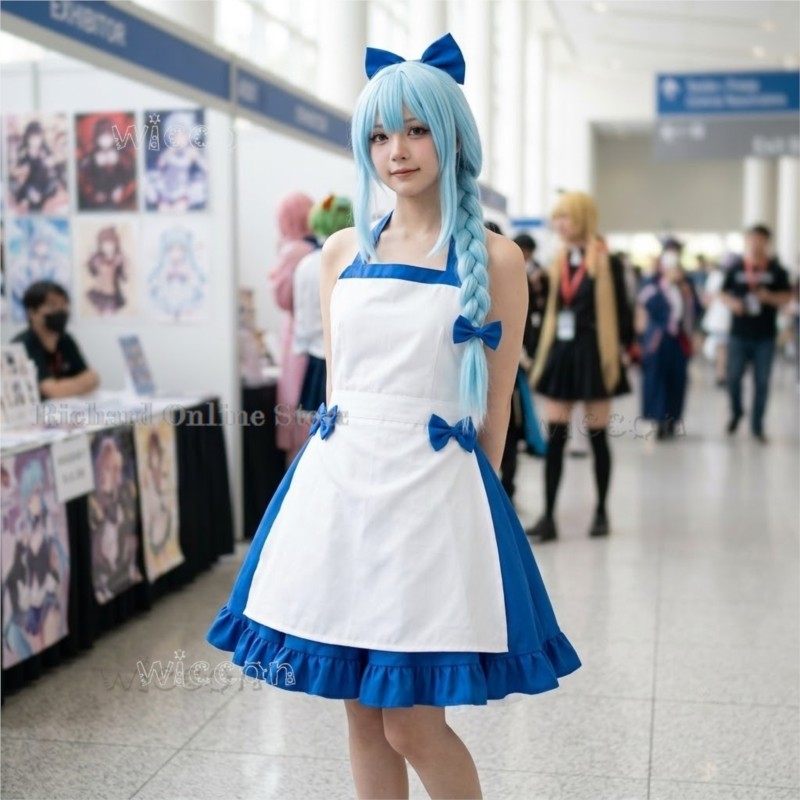 Zeno Ushirono Natsu Blue White - Zenos Anime Cosplay recension och pris
