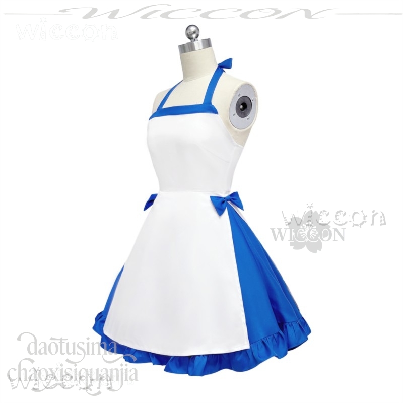 Zeno Ushirono Natsu Blue White - Zenos Anime Cosplay recension och pris