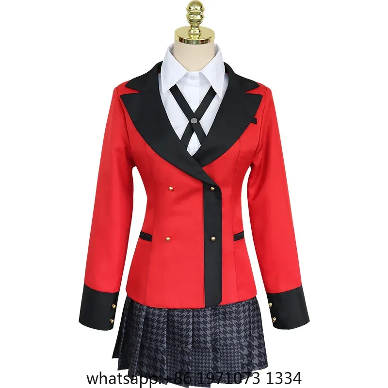 Kirari Cosplay Anime Kakegurui - Anime Cosplay Kakegurui recension och pris