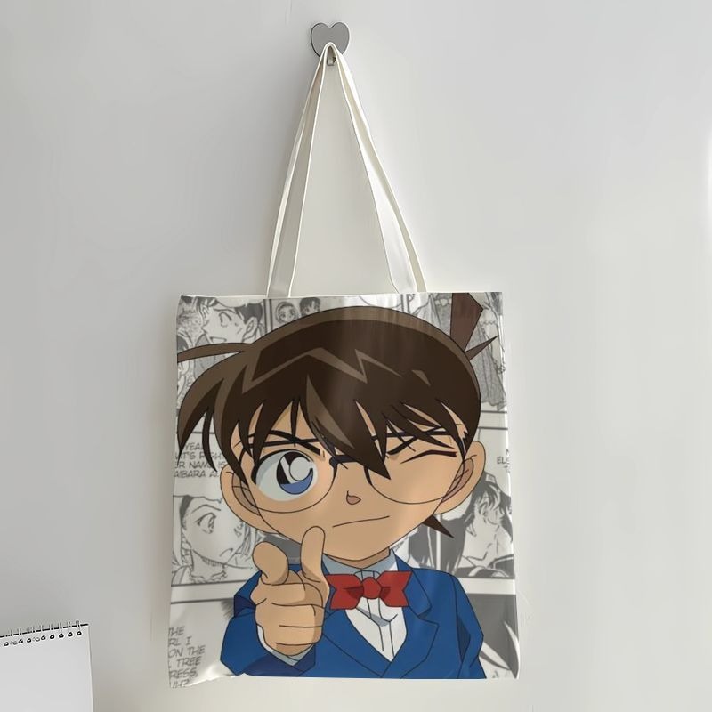 Cute Conan Anime Canvas Bag La - Anime Cosplay Shop recension och pris