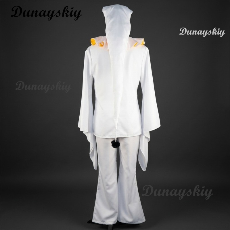 Pierrot Freak Party White Clow - Cosplay Anime White Hair recension och pris