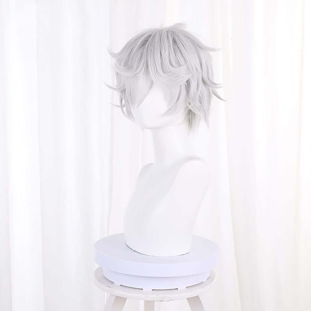 Gabimaru Wig Cosplay Anime Jig - Cosplay Anime White Hair recension och pris
