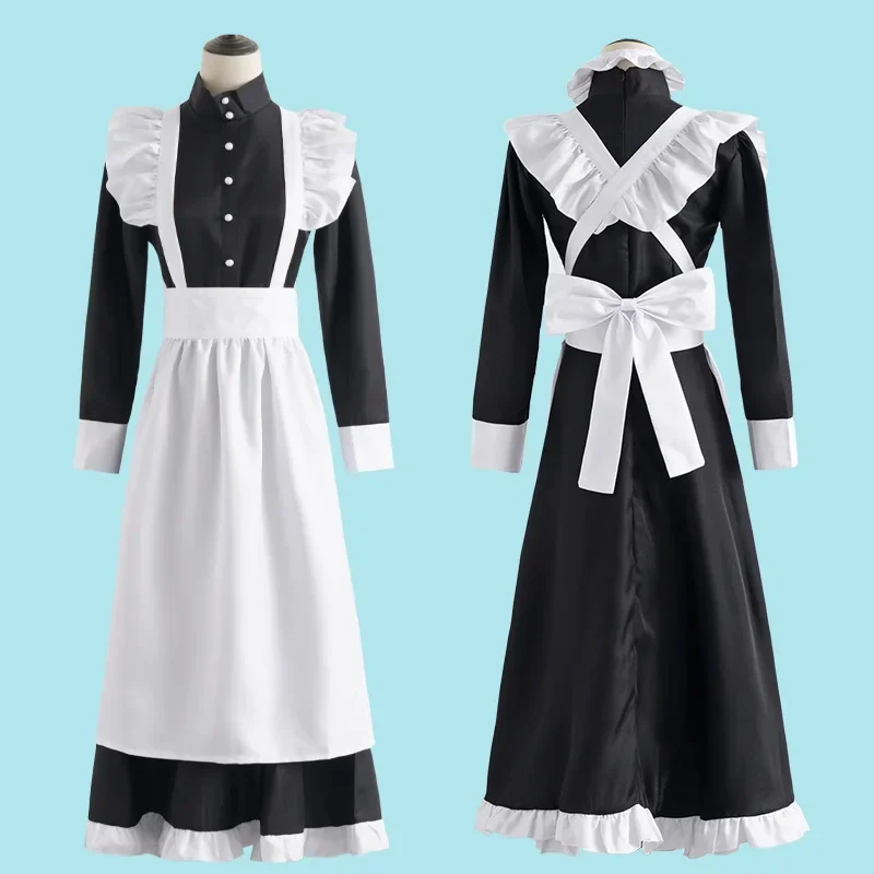 Classic Black White Maid  Brit - Anime Cosplay Shop recension och pris