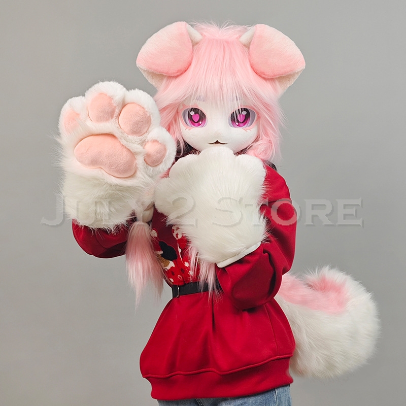 July 2 Store Fursuit Head Kigu - Anime Cosplay Mask recension och pris