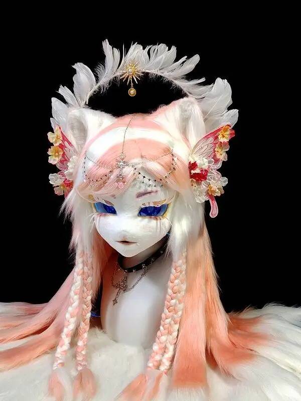 Handmade Kig Fursuit Head, Cut - Anime Cosplay Mask recension och pris